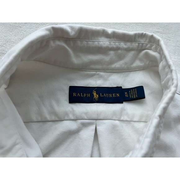 Ralph Lauren Shirt Mens Large Anchor All Over Print Short Sleeve Camp Casual - Picture 3 of 7